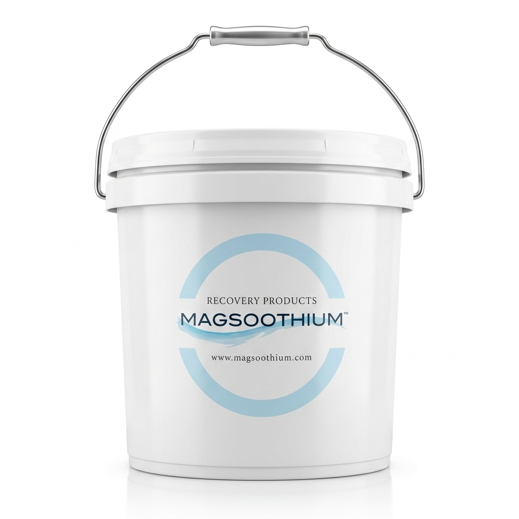 Magsoothium Original w/CBD Therapeutic Foot Soak Crystals, 2 Gallon