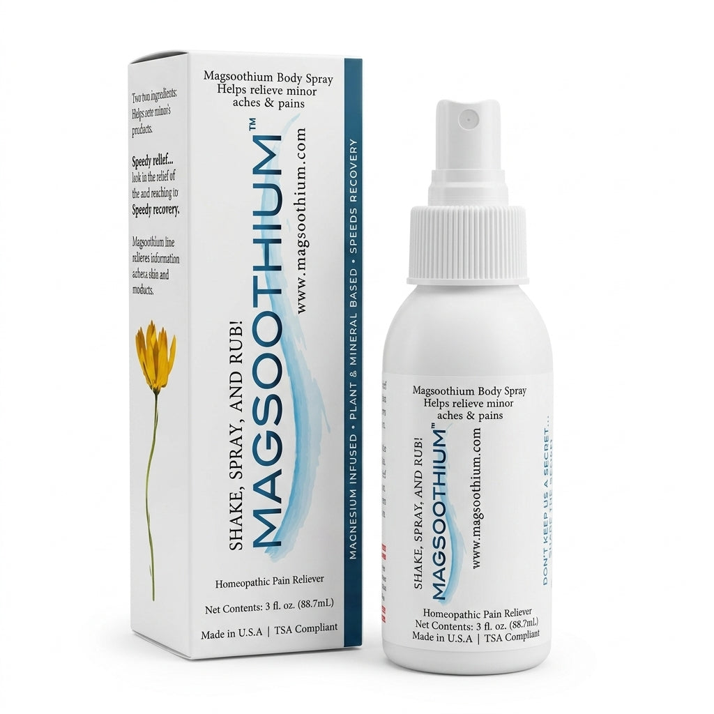 Magsoothium Original Magnesium & Arnica Recovery Spray, 3 oz