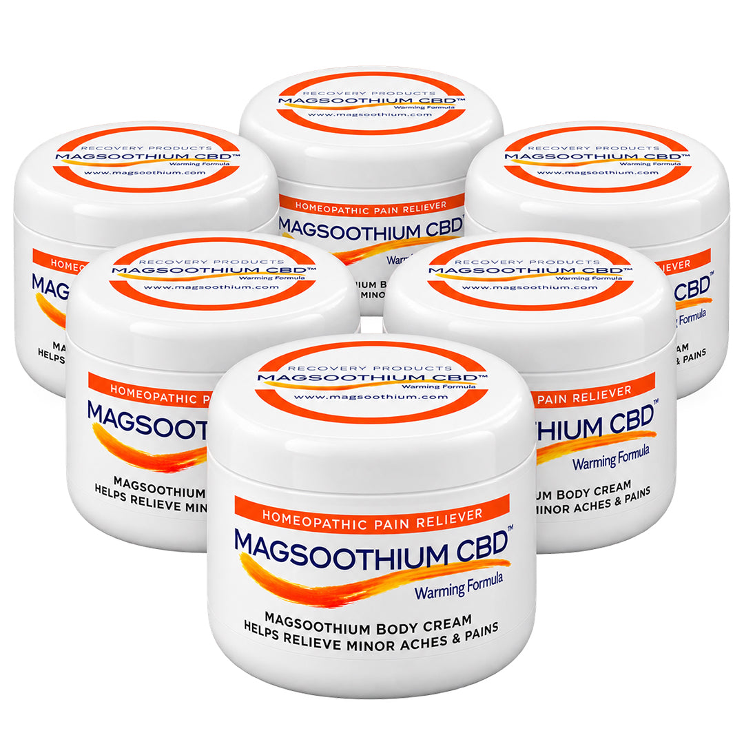 Magsoothium Magnesium & Arnica Warming Cream with CBD, 4 oz