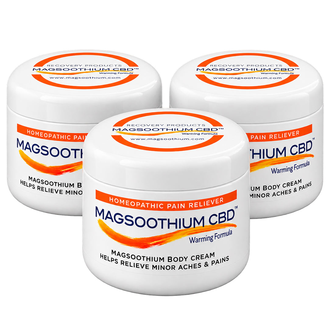 Magsoothium Magnesium & Arnica Warming Cream with CBD, 4 oz